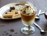 아이스크림을 곁들인 커피 (글레이즈) : 역사, 요리법 및 요리 비법