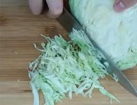 신선한 양배추 샐러드 : 조리법