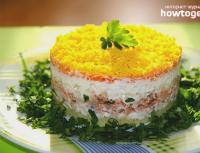 Самый вкусный салат «Мимоза Как делать салат мимоза пошаговый рецепт