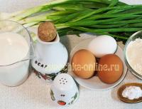 Рецепт пирога с яйцом и сыром